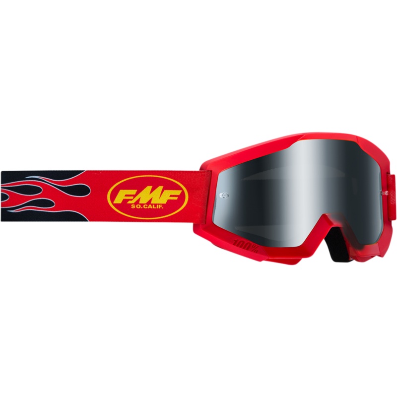 100% FMF Vision PowerCore Sand Goggles – Smoke Lens