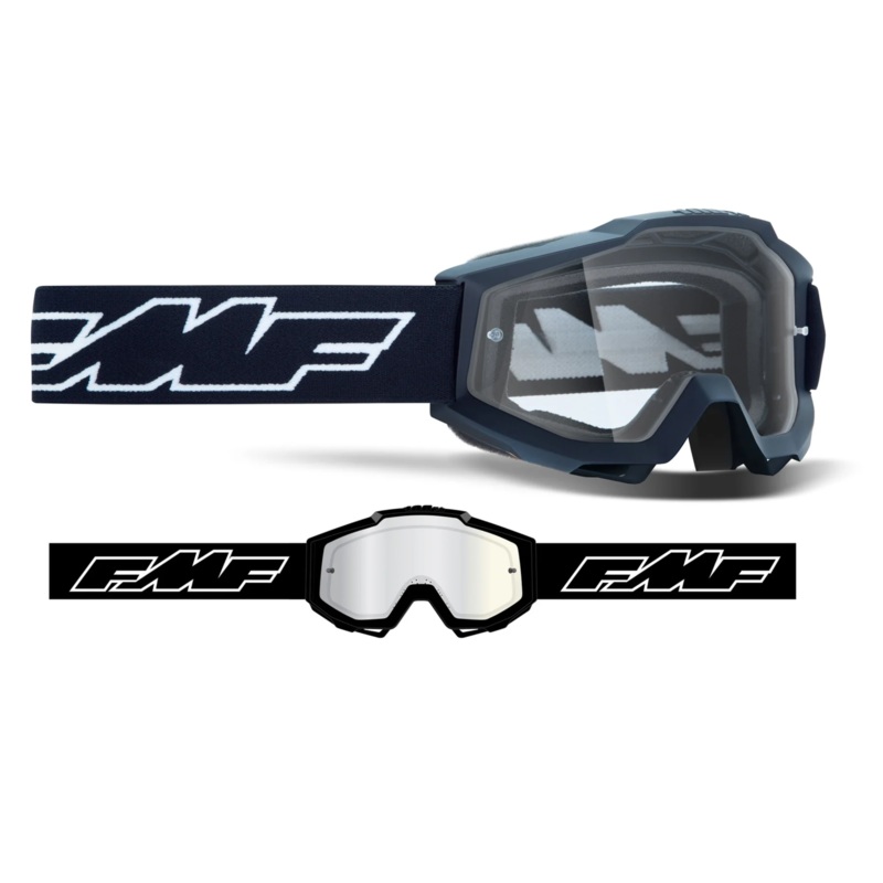 100% FMF Vision Youth PowerBomb Goggles – Clear Lens