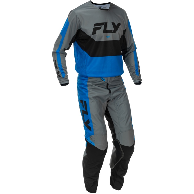 2026 FLY Racing Adult Kinetic Gear Combo – Blue/Grey/Black