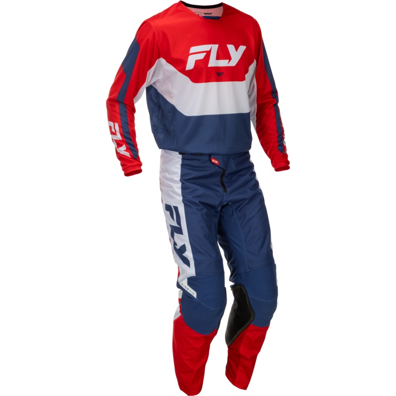 2026 FLY Racing Adult Kinetic Gear Combo – Red/White/Blue