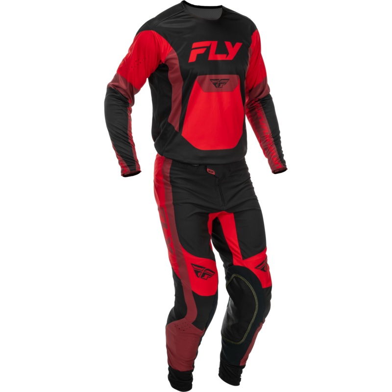 2026 FLY Racing Adult Lite Gear Combo – Black/Red