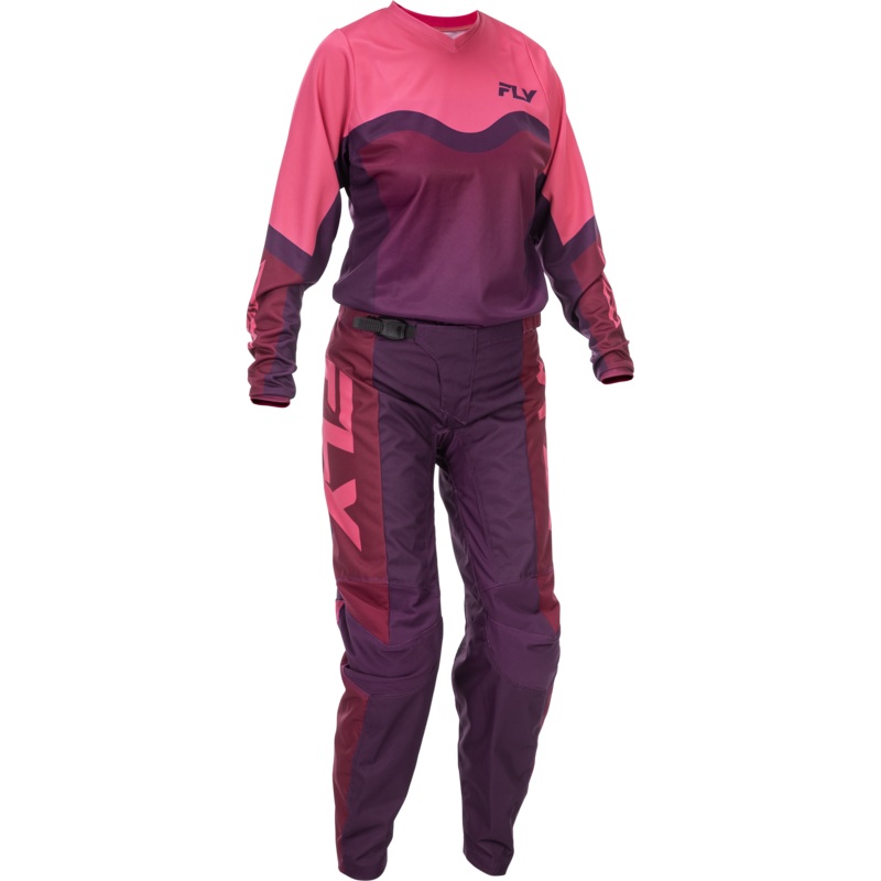 2026 FLY Racing Adult Women’s F-16 Gear Combo – Pink/Muave