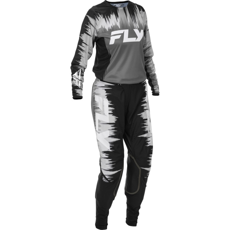 2026 FLY Racing Adult Women’s Lite Gear Combo – Black/Grey/White