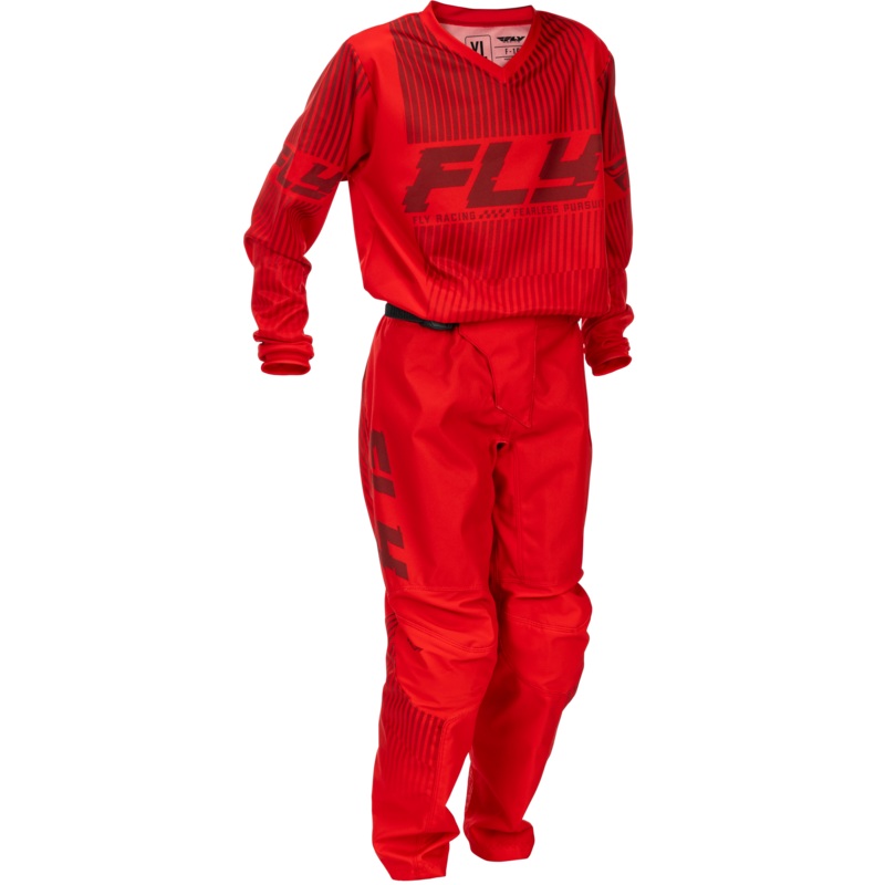 2026 FLY Racing Youth F-16 Gear Combo – Red