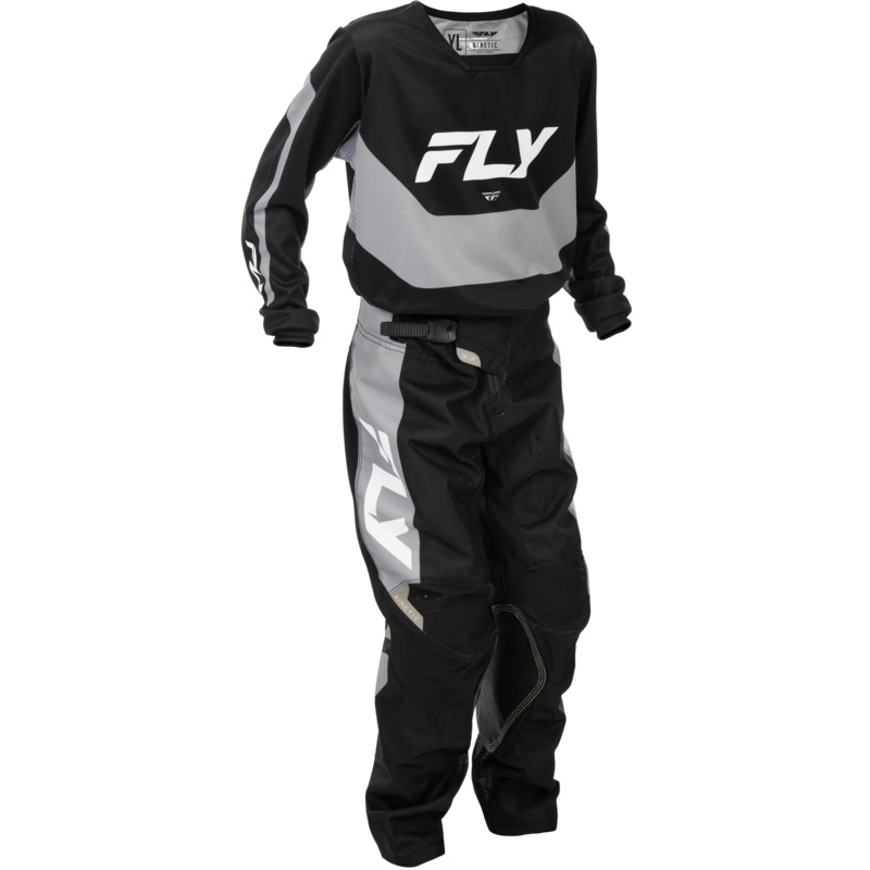 2026 FLY Racing Youth Kinetic Gear Combo – Black/Grey