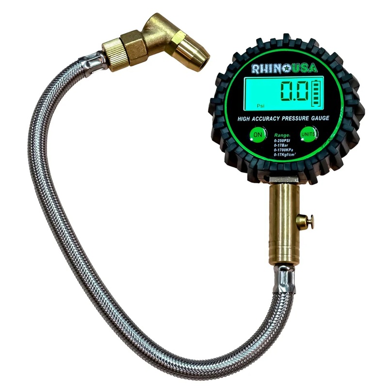 Rhino USA 250 PSI Heavy Duty Digital Tire Gauge