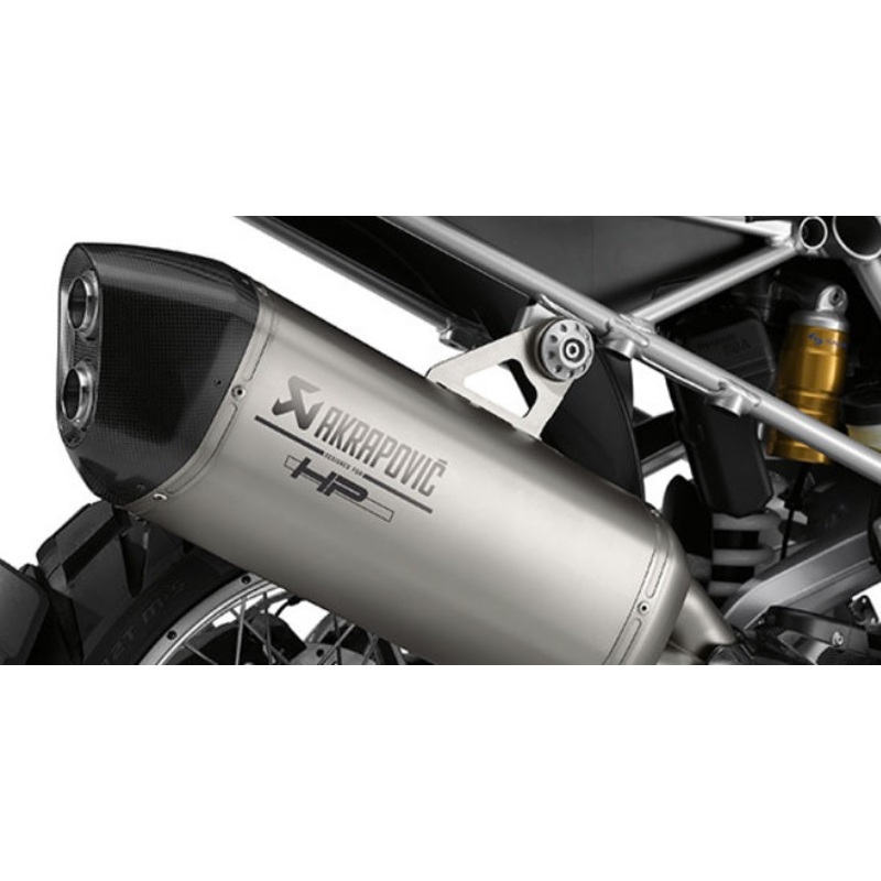 BMW R1200GS WC (17-)|ADV WC (17-) HP Akrapovic Titanium Slip-On Exhaust