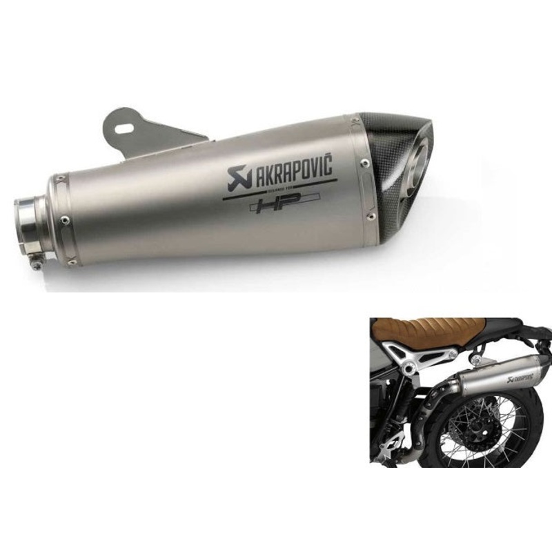 BMW RnineT Series HP Akrapovic High-Mount Slip-On Exhaust