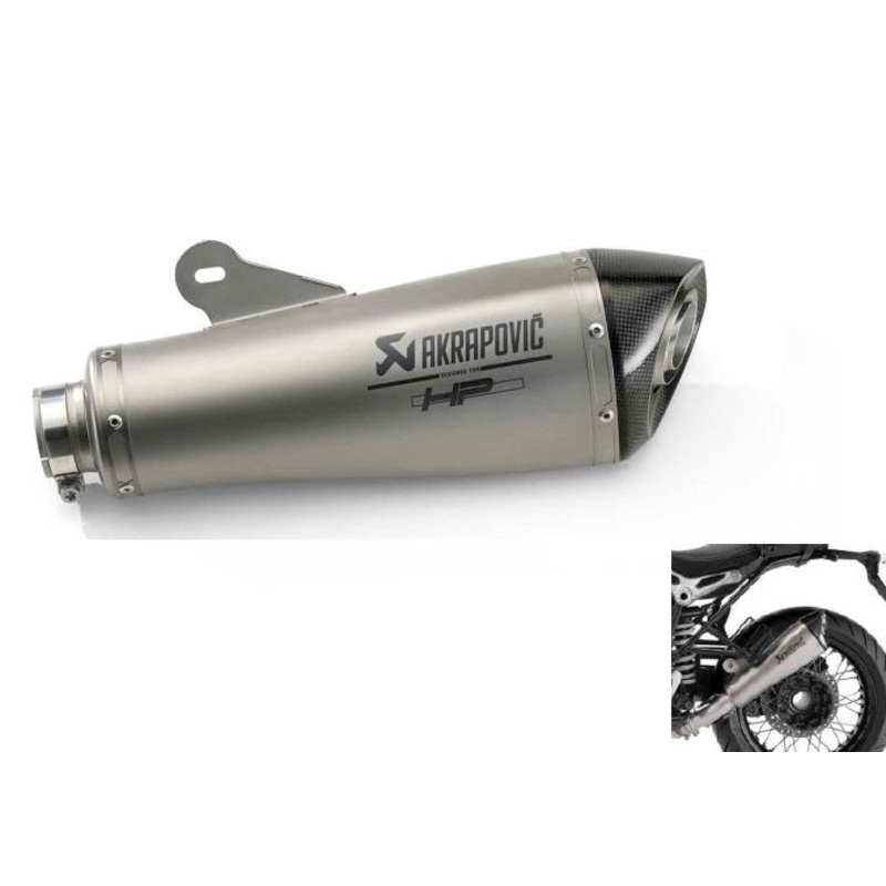 BMW RnineT Series HP Akrapovic Slip-On Exhaust