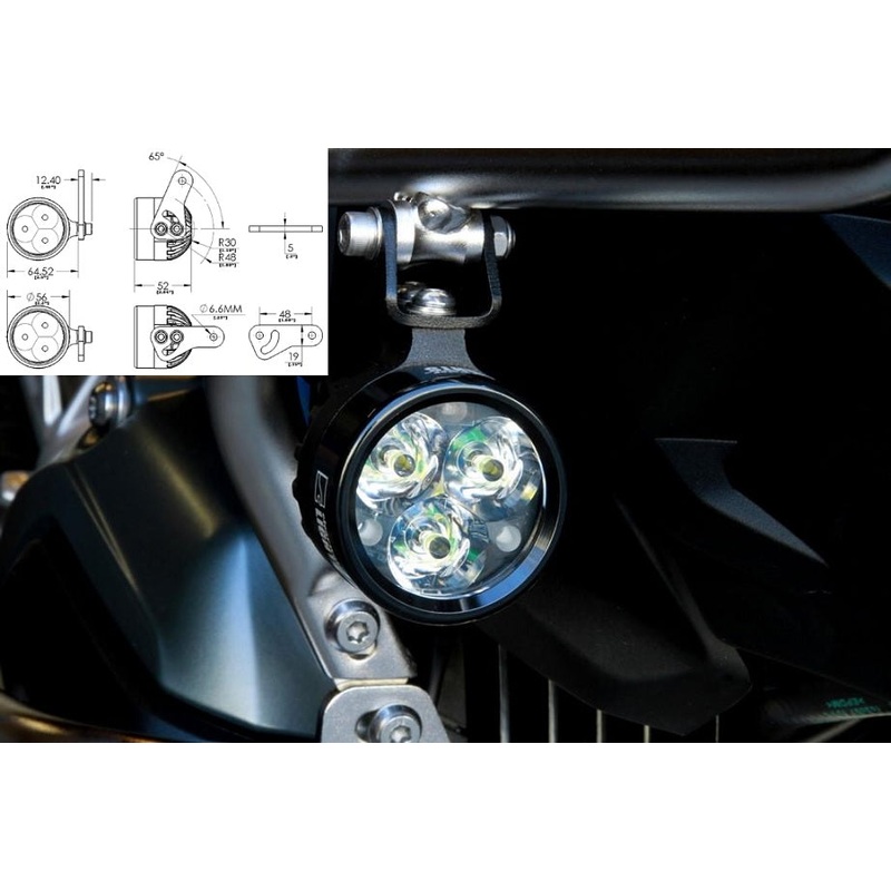 Clearwater R1200GS ADV WC (14-) Darla Fog Light Replacement Light Kit