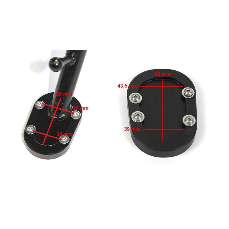 Hornig R1250GS|ADV Sidestand Foot Enlargement Plate