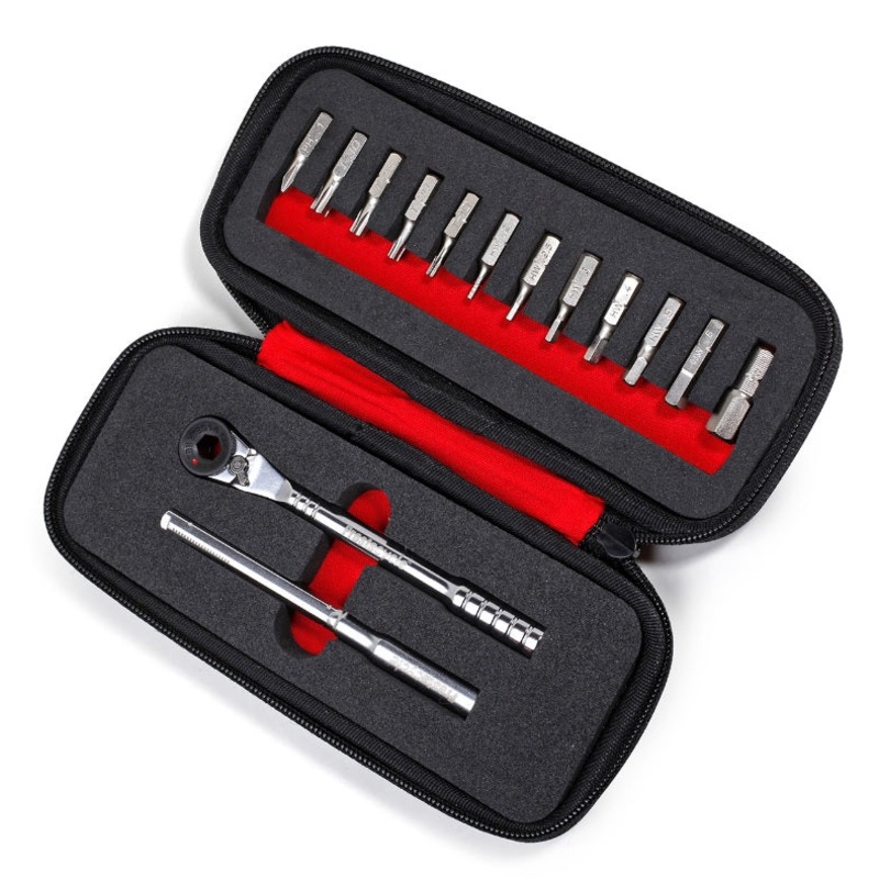 Prestacycle T-Handle Ratchet Deluxe  3 way Ratchet and T-Handle Tool Kit