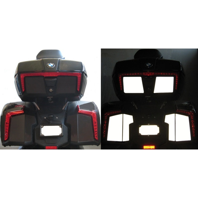 MotoEquip K1600GA Saddlebag Reflective Kit