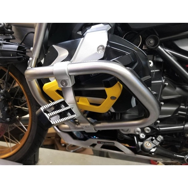 Ilium Works R1250GS ADV Crash Bar Gripper Highway Peg Kit