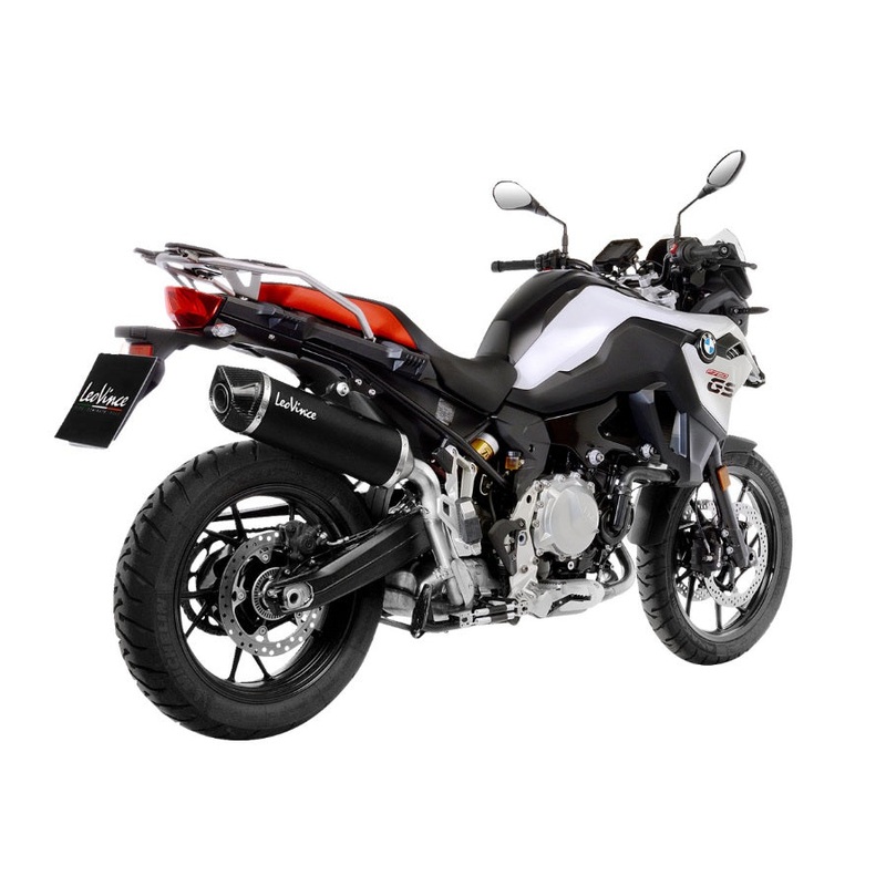 LeoVince F900GS ADV|F850GS|ADV|F750GS Nero Slip-On Exhaust