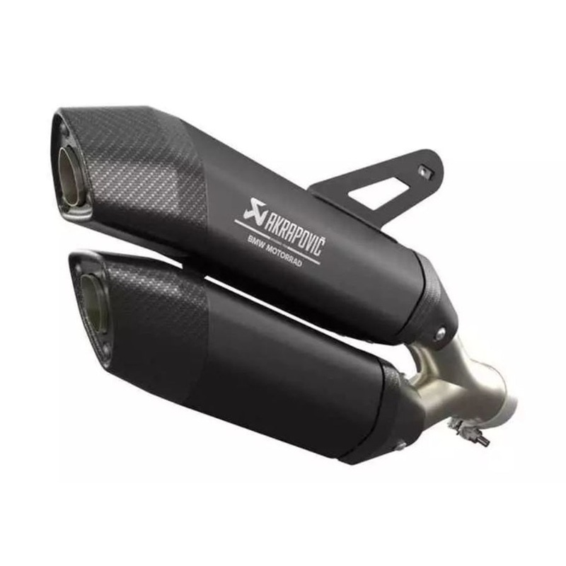 BMW R1300GS|ADV HP Akrapovic Double Slip-On Exhaust Black