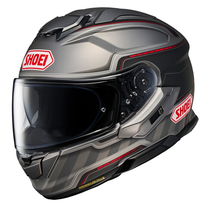 Shoei GT-Air 3 Discipline Matte Grey/Black/Red Helmet