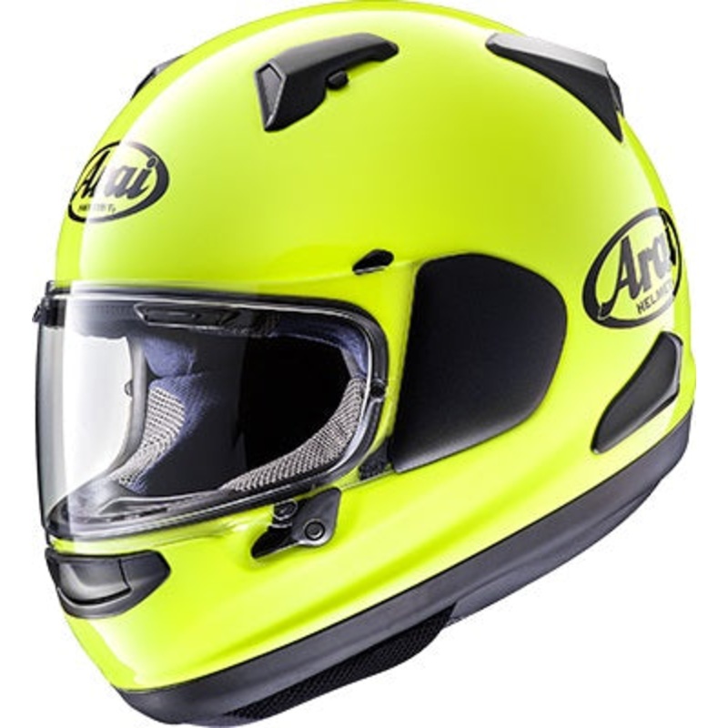Arai Quantum-X Fluorescent Yellow Helmet
