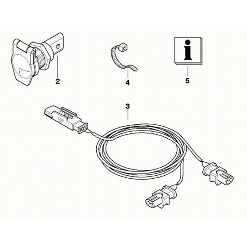 BMW K1300GT|K1200GT2 Additional Accessory Socket Kit