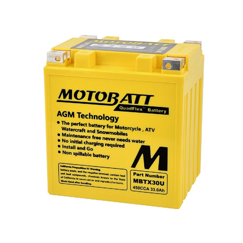 Motobatt MBTX30U Quadflex AGM Battery