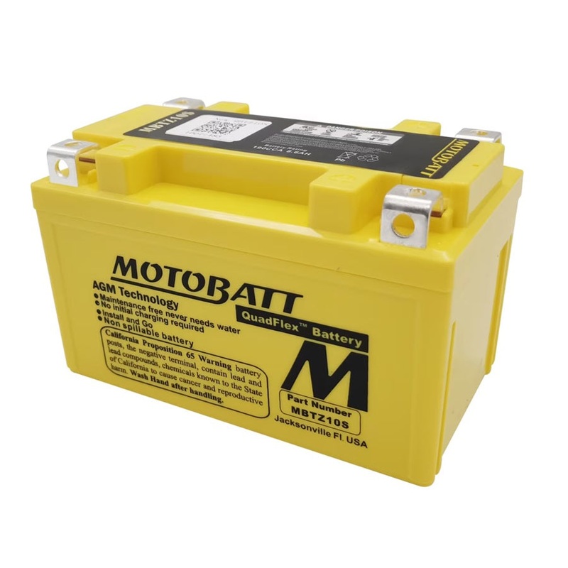 Motobatt MBTZ10S Quadflex AGM Battery