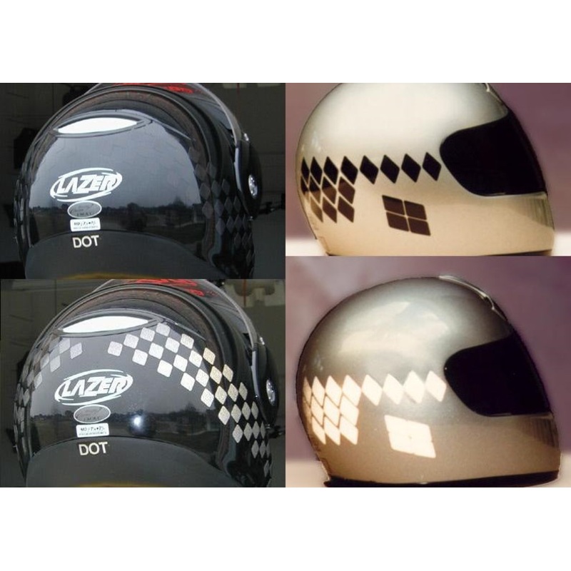 MotoEquip Helmet Reflective Kit