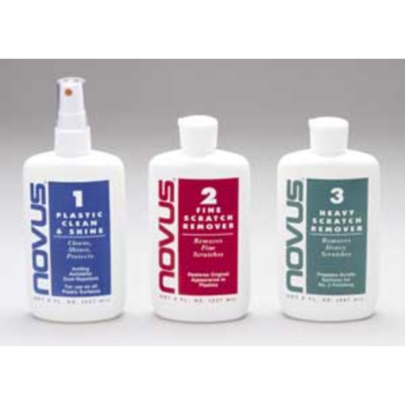 Novus 1,2,3 Motorcycle Plastic Polish Kit