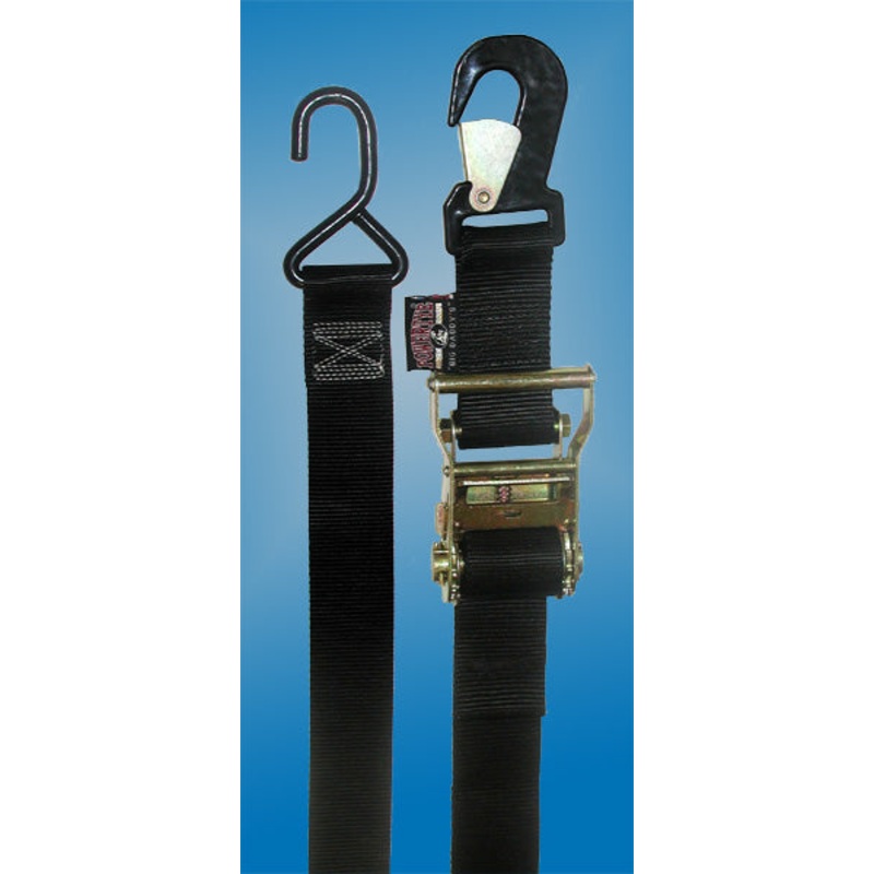 PowerTye Big Daddy 2-inch 7400 lb Ratchet Motorcycle Tiedown Set