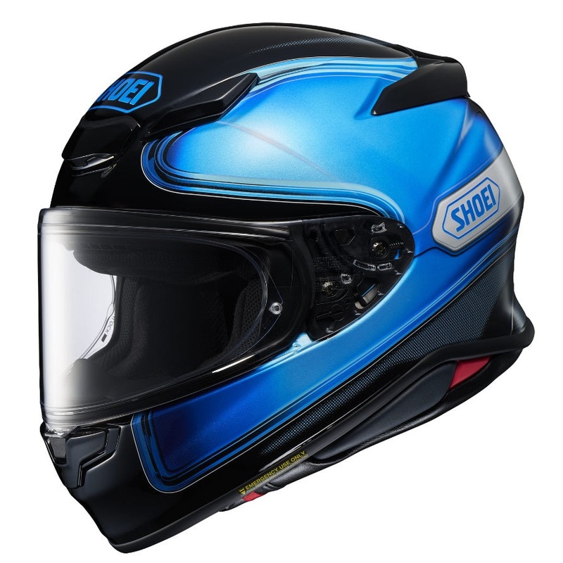 Shoei RF-1400 Sheen Black/Blue Helmet