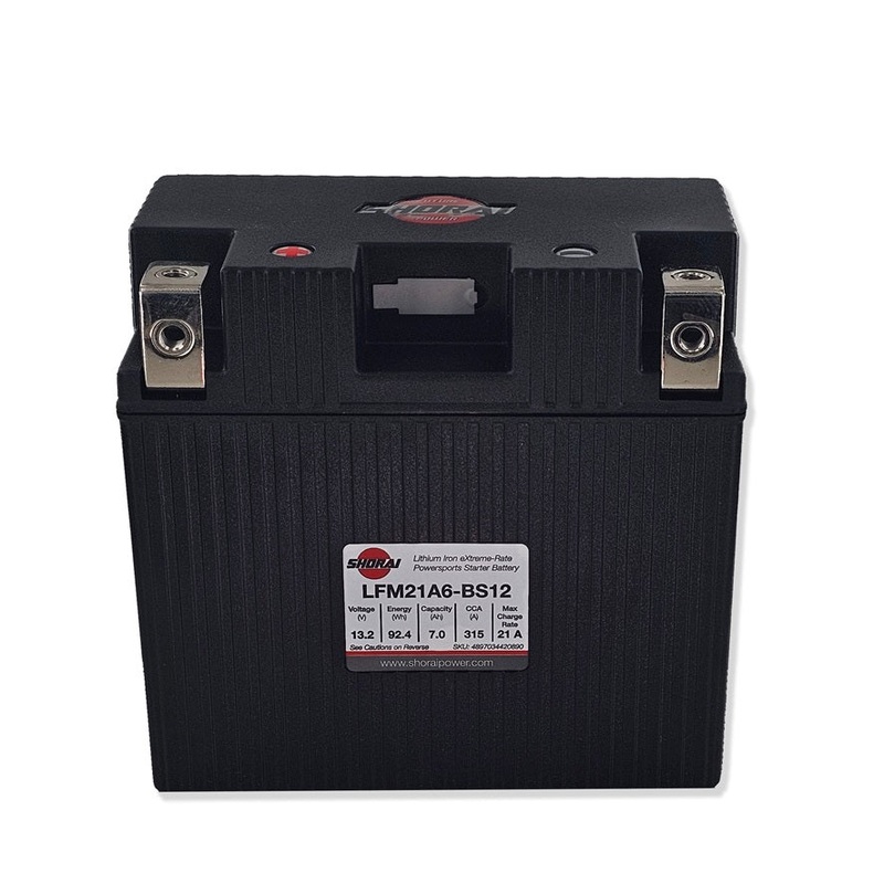 Shorai LFM21A6-BS12 Lithium-Iron Powersports Battery