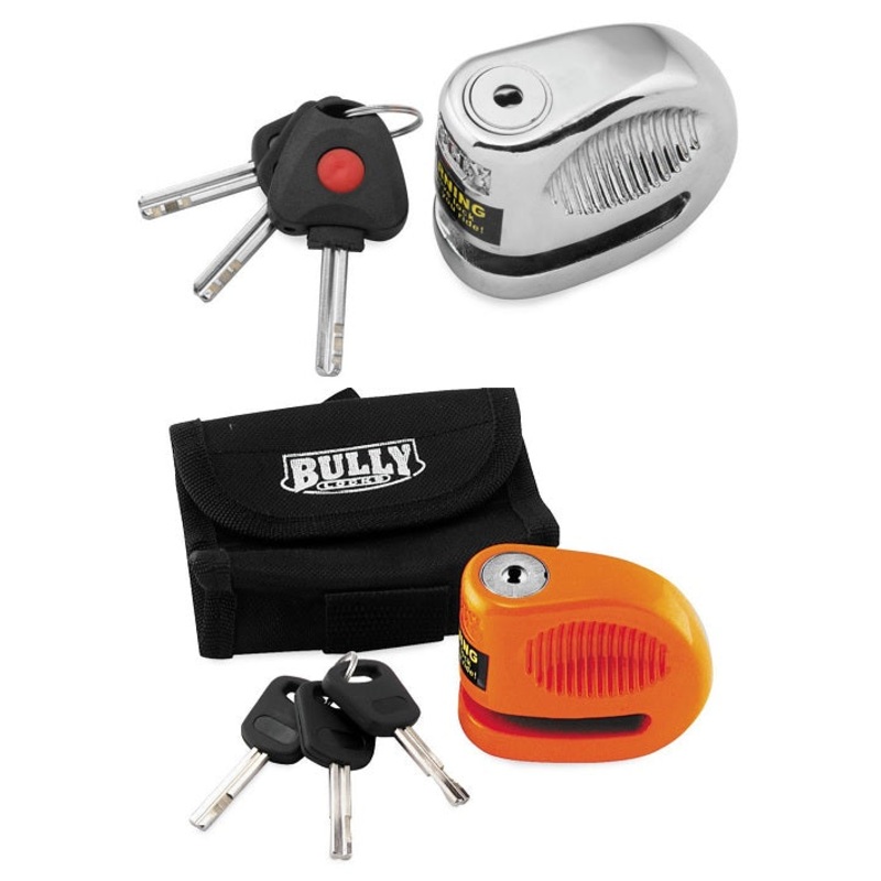 Bully Li’l Bully Hardened Metal Motorcycle Disc Lock Kit w/pouch