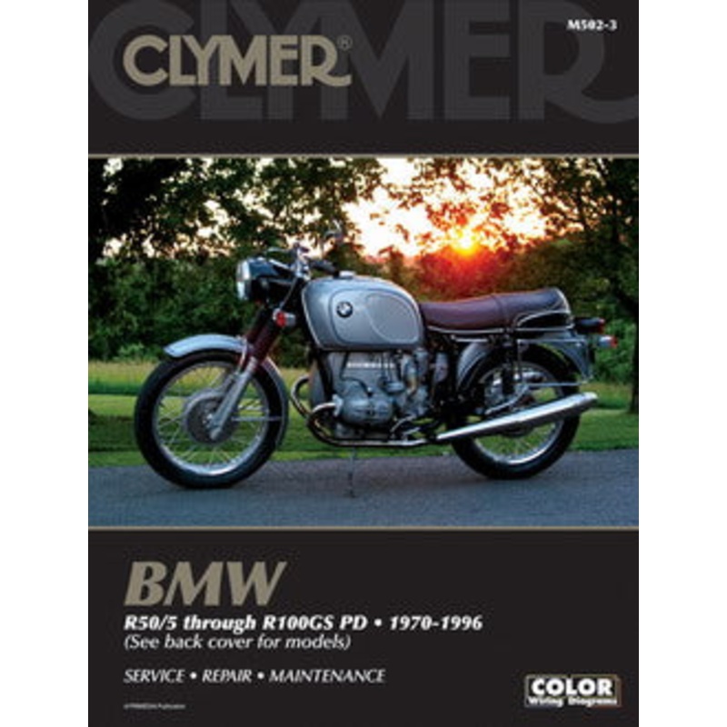 Clymer BMW R50/5 through R100GS PD (70-96) Repair Manual