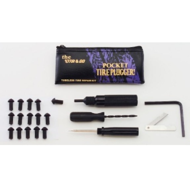 Stop & Go Pocket Plugger – Tubeless Motorcycle Tire Repair Kit