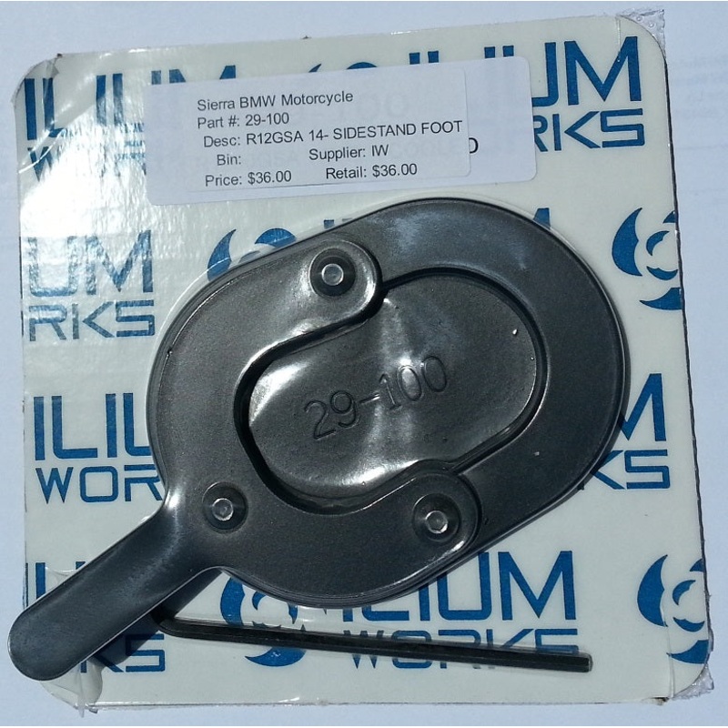 Ilium Works R1250GS ADV|R1200GS ADV WC (14-) Sidestand Foot