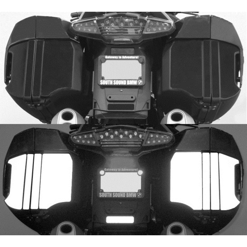 MotoEquip K1600GTL|K1600GT|R1250RT|R1200RT WC Saddlebag Reflective Kit