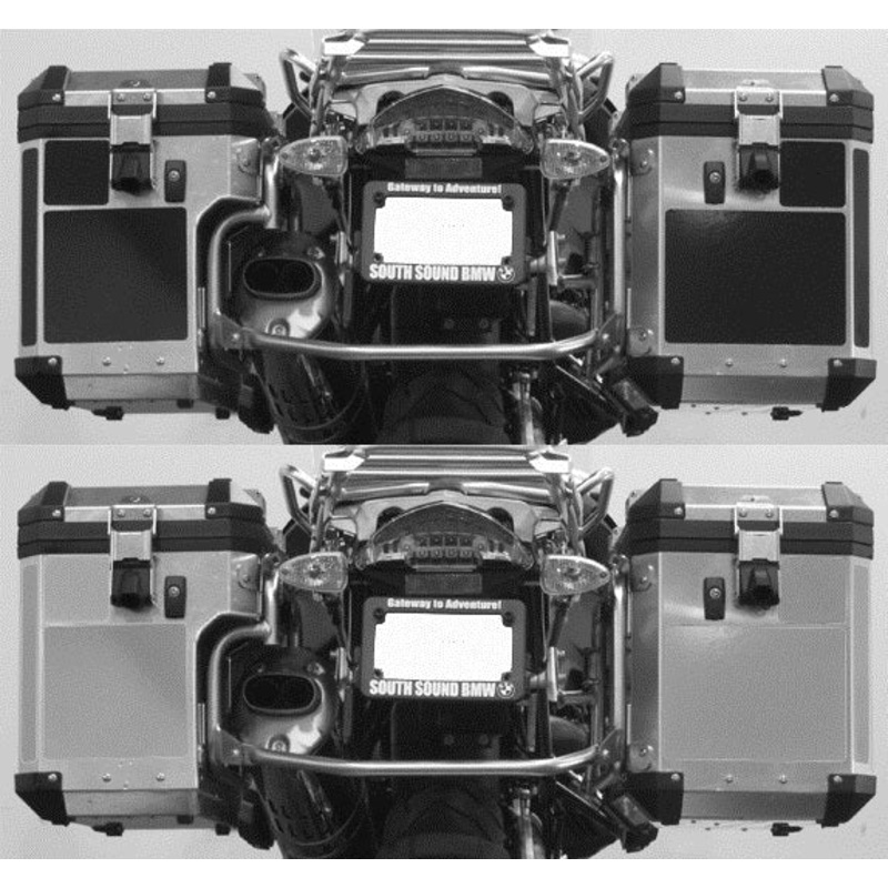 MotoEquip R1200GS|ADV Aluminum Pannier Reflective Kit