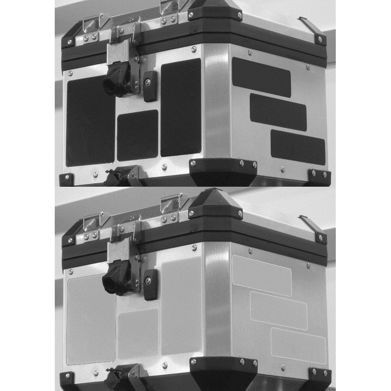 MotoEquip R1200GS|ADV|F800GS Aluminum Topcase Reflective Kit