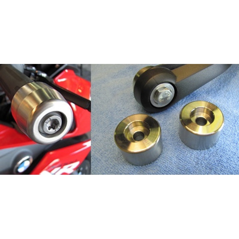 Suburban Machinery S1000XR Stainless Bar End Weights