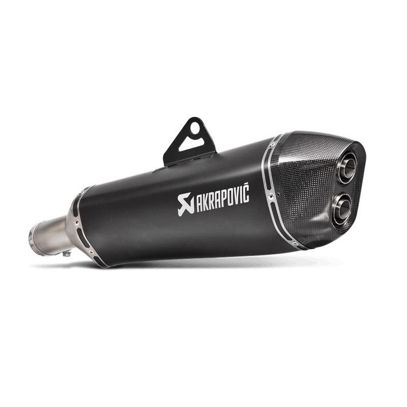 Akrapovic F800GS|ADV|F700GS|F650GS2 Black Slip-On Exhaust