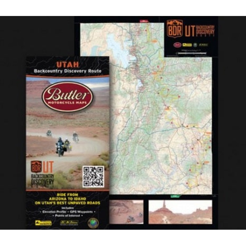 Butler Backcountry Discovery Route Motorcycle Map