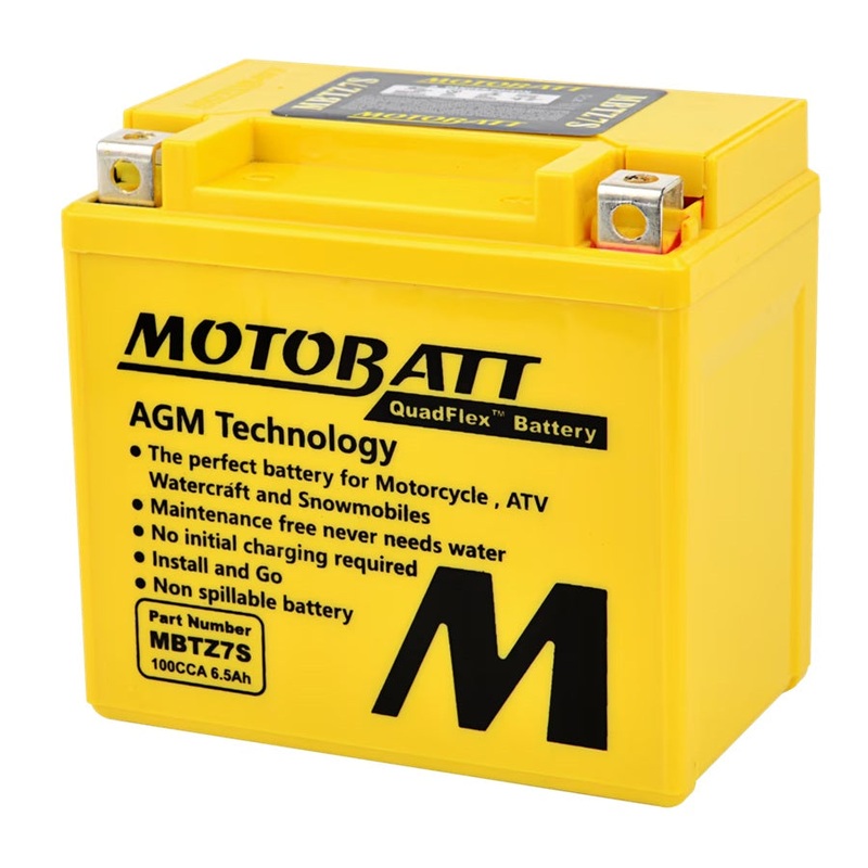 Motobatt MBTZ7S Quadflex AGM Battery