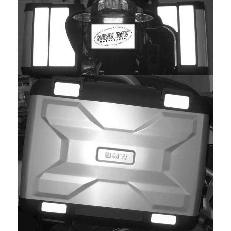 MotoEquip R1200GS WC (13-) Vario Saddlebag Reflective Kit