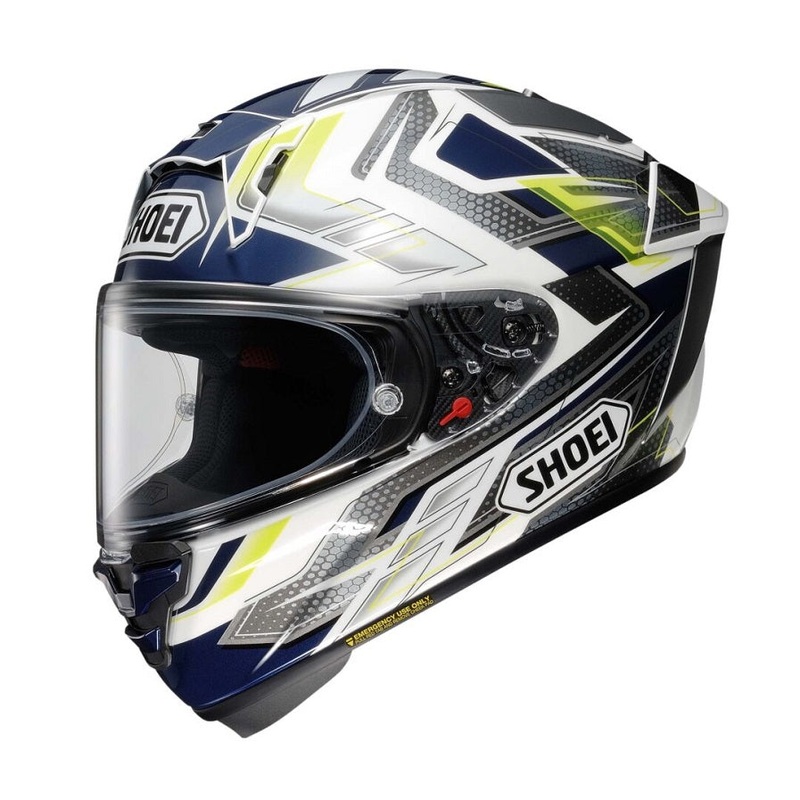 Shoei X-Fifteen Escalate White/Blue/Black Helmet