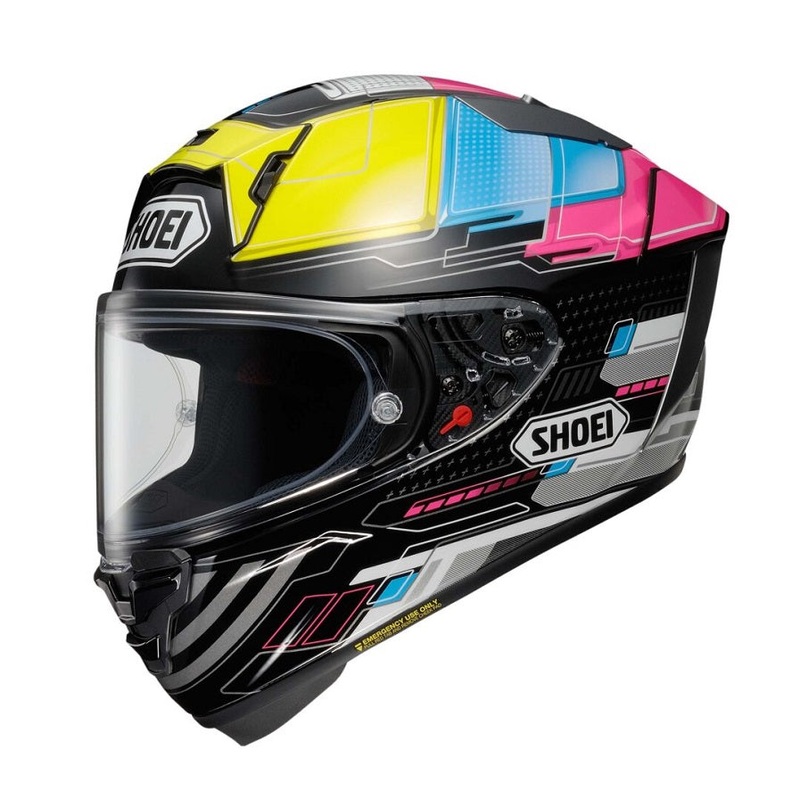 Shoei X-Fifteen Proxy Black/Yellow/Blue Helmet