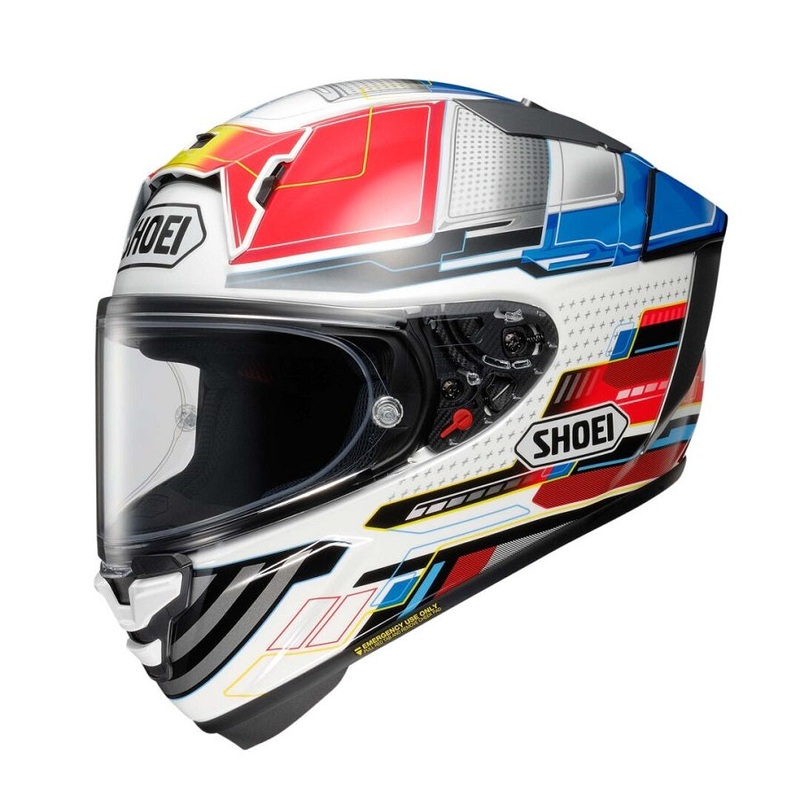 Shoei X-Fifteen Proxy White/Red/Blue Helmet