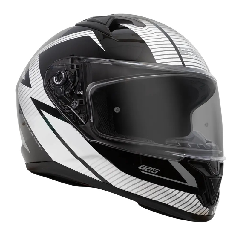 SUZUKA GLOSS BLACK/WHITE/GREY|XS|SMALL|MEDIUM|LARGE|XL|XXL