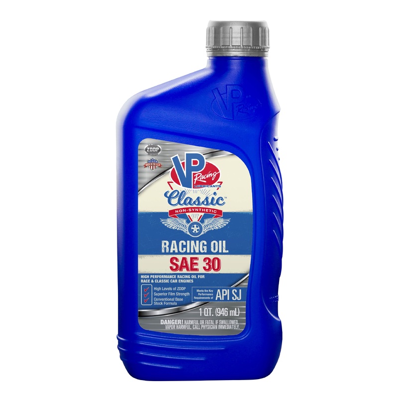 VP Racing Fuels 2681 – VP SAE 30 Classic Non Syn Racing Oil Qt