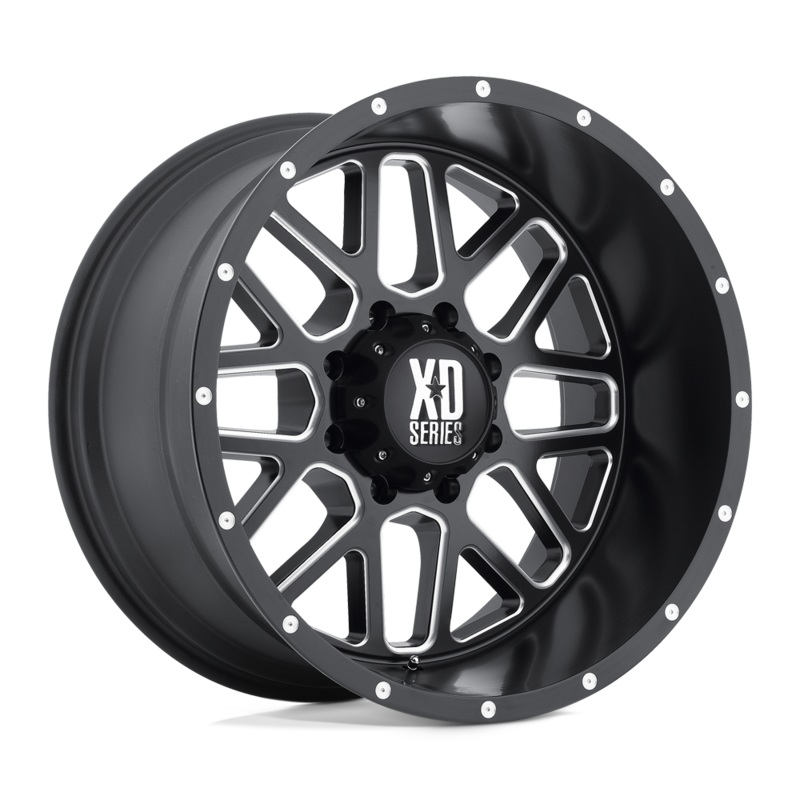 XD Wheels XD82089068918BC – 18X9 Satin Black Milled