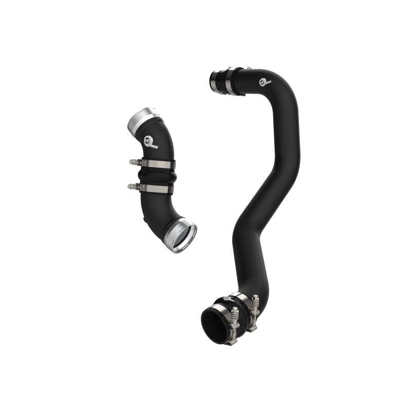 aFe Power 46-20054-B – 06-10 GM Diesel Trucks V8 6.6L BladeRunner Aluminum Hot & Cold Charge Pipe Kit – Black