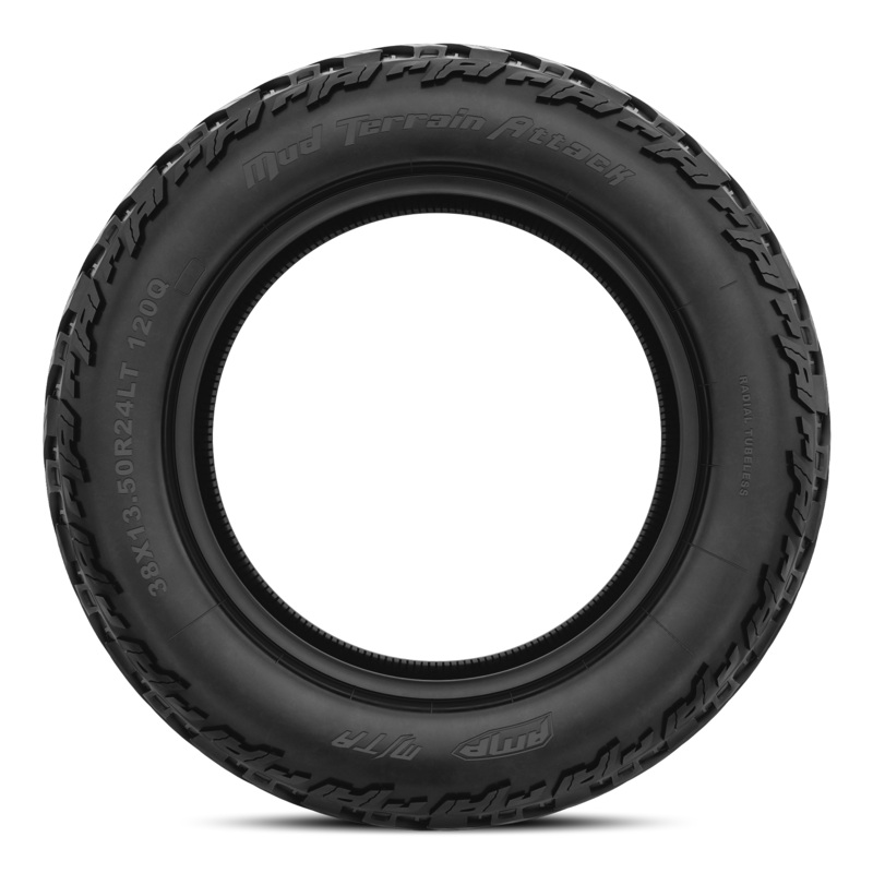 Amp Tires 38-155026AMP/CM2 – AMP Terrain Attack M/T Tire – 38X15.50R26LT 126P